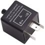 smseace CF13 KT LED 3Pin Adjustable 12V Flasher Relays for Turn Signal Blinker Light,Fix LED Light Hyper Blink Flash 12.8 V 0.1W-150W LED Car Electronic Flasher Relay CF13-KT
