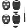 UTSAUTO Replacement For Lexus Key Fob Remote Shell Case Cover Fit For Lexus ES GS GX IS LS LX RX SC FCC-2 Pack