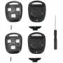 UTSAUTO Replacement For Lexus Key Fob Remote Shell Case Cover Fit For Lexus ES GS GX IS LS LX RX SC FCC-2 Pack