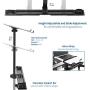VIVO Universal Laptop Treadmill Desk, Adjustable Ergonomic Notebook Mount Stand for Treadmills Stand-TDML1