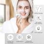 3 in 1 Sonic Facial Cleansing Brush((9 Adjustable Speeds), Silicone Face brush with Heated Massage Helps Open pores&Import Essence, USB Rechargeble Face Scrubber Brush for Deep Cleanning, Exfoliating