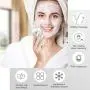 3 in 1 Sonic Facial Cleansing Brush((9 Adjustable Speeds), Silicone Face brush with Heated Massage Helps Open pores&Import Essence, USB Rechargeble Face Scrubber Brush for Deep Cleanning, Exfoliating