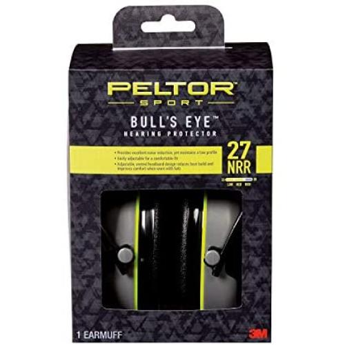 Peltor Sport Bulls Eye Hearing Protector, Earmuff