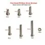 M6-1.0 x 8mm,12mm,16mm,20mm,30mm,40mm Pan Head Phillips Machine Screws,18-8 Stainless Steel Bolts Nuts Washers Screws Assortment Set of 84 Pcs (M6 Pan Head Phillips Screws)