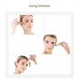 Beauty Bar 24k Golden Pulse Facial Massager, T-Shape Electric Sign Face Massage Tools for Sensitive Skin Face Pull Tight Firming Lift