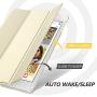 MoKo Case Fit New iPad Mini 5 2019 (5th Generation 7.9 inch), Slim Lightweight Smart Shell Stand Cover with Translucent Frosted Back Protector, with Auto Wake/Sleep - Gold