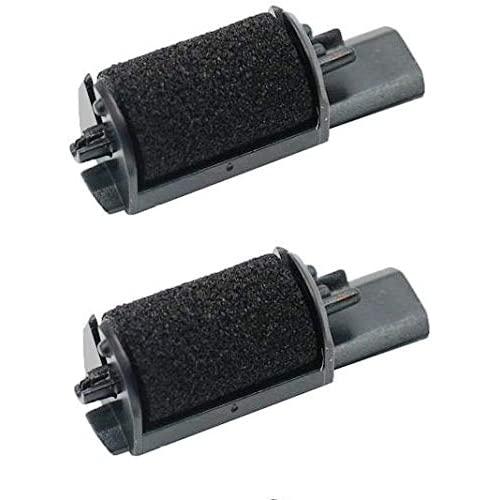 FJA Products Compatible 2 pack for Casio HR-8TE Plus and HR-8TM Plus Calculator Ink Roller, Black