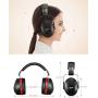 Mpow 035 Noise Reduction Safety Ear Muffs, Shooters Hearing Protection Ear Muffs, Adjustable Shooting Ear Muffs, NRR 28dB Ear Defenders for Shooting Hunting Season, with a Carrying Bag- Red