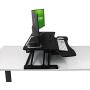 Dual Monitor Stand Up Desk | Desk Riser 32 Inch Wide by The House of Trade | Height Adjustable desks for Standing and Sitting