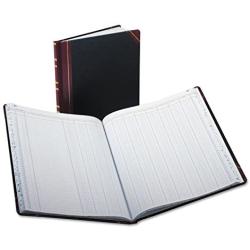 Boorum & Pease 1602121512 Columnar Accounting Book, 12 Column, Black Cover, 150 Pgs, 10 1/8 x 12 1/4
