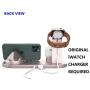 [Upgraded] Wireless Charger, Bonus - QC3.0 Adapter, 6 in 1 Charging Dock Station, USB Swivel Stand for Smart Phones, iPhone 12Pro, Galaxy S10, ​Airpods Pro 2, iWatch 5(Origin Charger REQ`D), Rose Gold