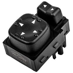 Driver Side Power Mirror Switch 901-124 for 2000-2002 Chevy Silverado Suburban Tahoe GMC Sierra Yukon Cadillac Escalade Replaces 15045085 19259975