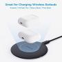 LETSCOM Wireless Charger, Qi-Certified 15W Fast Wireless Charging Pad with QC3.0 AC Adapter,Compatible with iPhone 12/12 Pro/11/11 Pro/XR/XS/X/8/8+/Airpods, Galaxy Note 10/Note 10+/S10/S10+/S9/S8