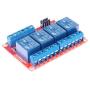 KNACRO 4-Channel DC 12V Relay Module High Low Level Triggering Optocoupler Isolation Load 10A DC 30V / AC 250V for PLC Automation Control, Industrial System Control(DC 12V 10A, 4-Channel)
