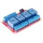 KNACRO 4-Channel DC 12V Relay Module High Low Level Triggering Optocoupler Isolation Load 10A DC 30V / AC 250V for PLC Automation Control, Industrial System Control(DC 12V 10A, 4-Channel)