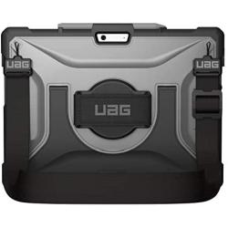 URBAN ARMOR GEAR UAG Microsoft Surface Pro X with Hand Strap & Shoulder Strap Plasma Feather-Light Rugged Ice Military Drop Tested Case