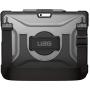 URBAN ARMOR GEAR UAG Microsoft Surface Pro X with Hand Strap & Shoulder Strap Plasma Feather-Light Rugged Ice Military Drop Tested Case