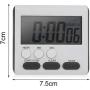 ACHICOO Magnetic Large LCD Digital Kitchen Timer with Loud Alarm Count Up& Down Clock to 24 Hours White + Rose red Electronic Phone Computer Products for Travel/Work ACHICOO Magnetic Large LCD Digital Kitchen Timer with Loud Alarm Count Up& Down Clock to 24 Hours White + Rose red Electronic Phone Computer Products for Travel/Work