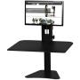 Victor DC300 High Rise Collection Adjustable Sit-Stand Desk Converter, Raises and Lowers to Transform Any Sit Down Desk Into A Stand Up Desk, Platform Rises Up to 15.5'', Black