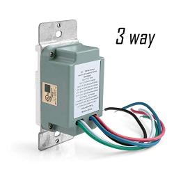 ECOELER 3 Way Motion Sensor Light Switch, Neutral Wire Required, Sensing Switch for Indoor Use, UL Title24 FCC Approved Motion Activated Switch