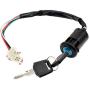 2pcs 4 Wire Universal Ignition Key Switch for Chinese Quad ATV 50cc 70cc 90cc 110cc 125cc TaoTao Dirt Bike Scooter Pocket Bikes