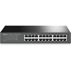 TP-Link 24 Port Gigabit Ethernet Switch | Desktop/ Rackmount | Limited Lifetime Protection | Plug & Play | Shielded Ports | Sturdy Metal | Fanless Quiet | Traffic Optimization | Unmanaged (TL-SG1024S)