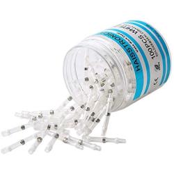 100PCS Solder Seal Wire Connectors by Haisstronica Heat Shrink Solder Connectors Waterproof Solder Wire Connectors Electrical Waterproof Automotive with(White26-24)