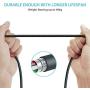 Syncwire iPhone Charger Lightning Cable 3ft [Apple MFI Certified] Upgraded Nylon-Braided High-Speed Charging&Sync Cord for iPhone 11/Xs Max/Xs/XR/X, 8 7 6s 6 Plus, SE 2020, iPad - Black