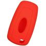 Coolbestda 2Pcs Rubber 5buttons Key Fob Protector Case Keyless Entry Holder Cover Skin Jacket for 2017 Ford Fusion F250 F350 F450 F550 2018 Edge Explorer