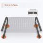 Monitor Stand Riser with Vented Metal for Computer, Laptop, iMac, PC, Printer, Notebook and All Flat Screen Display, PUTORSEN 14.5 Desktop Ergonomic Platform with Non-Skid Rubber 4 Inch Height