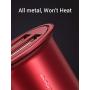 [2-Packs] Cigarette Lighter USB Charger, All Metal Mini Car Charger Adapter 4.8A Fast USB Car Charger 2 Port Flush Fit Compatible with iPhone 12/11pro/x/7/6s, iPad Air 2/Mini 3, Galaxy S10/S9/S8-Red