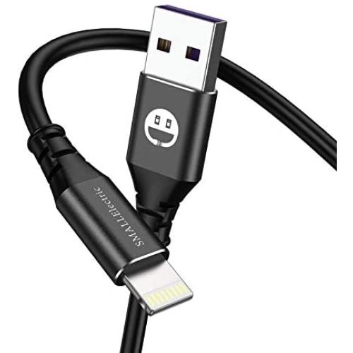 3Pack iPhone Charger Cable 6FT, MFi-Certified Lightning Cable Long 6 Foot Sync Fast Charging USB Cord for iPhone 12 11 Pro X XS Max XR/8 Plus/7 Plus/6/6s Plus/5s /5c/iPad Mini Air(Black)