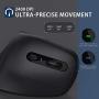 Bluetooth Ergonomic Mouse, Jelly Comb Advanced Vertical Wireless Bluetooth Mouse 2.4GHz Optical Vertical Mice, Easy Switch Between 2 Devices with Bluetooth and USB Connection MV045-Black