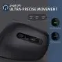 Bluetooth Ergonomic Mouse, Jelly Comb Advanced Vertical Wireless Bluetooth Mouse 2.4GHz Optical Vertical Mice, Easy Switch Between 2 Devices with Bluetooth and USB Connection MV045-Black