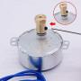 TWTADE 2PCS 5-6RPM TYC-50 Synchronous Synchron for Cup Turner, AC 100~127V 50/60Hz 4W CW/CCW Turntable motor with 6ft Lamp cord,7mm Connector,Coupling,Screw,wrench TYC-50