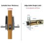 Smart Lock, CATCHFACE Digital Electronic Bluetooth Front Door Smart Lock with Fingerprint App Code and IC Card Mechanical Key,Keyless Entry Door Lock for Home Office Apartment Garage School Airbnb