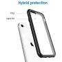 JETech Case for iPhone SE 2020 2nd Generation, iPhone 8 and iPhone 7, 4.7-Inch, Shockproof Bumper Cover, Anti-Scratch Clear Back (Black)