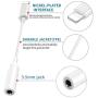 Lighting to 3.5 mm Headphone Adapter Earphone Earbuds Adapter Jack 2 Pack,Easy Use,Compatible with Apple iPhone 11 Pro Max X/XS/Max/XR 7/8/8 Plus Plug and Play GPS System Cases