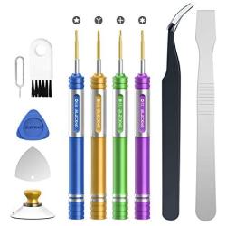 ELECKING Precision Screwdriver Set, Repair Tool Kit with Phillips, Pentalobe, Tri-Point, Torx Magnetic Screwdriver Kit for iPhone, iPad, Electronics, Laptop, Tablet and Eyeglass