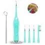 Dental Scaler Tooth Calculus Remover Electric Sonic Tooth Stains Tartar Tool, 3 Adjustable Modes, USB Charging, for Teeth Whitening Oral Hygiene,Green Dental Scaler Tooth Calculus Remover Electric Sonic Tooth Stains Tartar Tool, 3 Adjustable Modes, USB Charging, for Teeth Whitening Oral Hygiene,Green