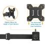 Quad Computer Monitor Mount - Heavy Duty LCD Computer 4 Monitor Stand with Full Articulation, Fits Four Screens up to 27 Inches - Each Arm Holds up to 17.6lbs, VESA 75x75-100x100mm by HUANUO