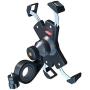 visnfa New Bike Phone Mount with Stainless Steel Clamp Arms Anti Shake and Stable 360° Rotation Bike Accessories/Bike Phone Holder for Any Smartphones GPS Other Devices Between 4 and 7 inches