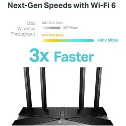 TP-Link WiFi 6 AX3000 Smart WiFi Router (Archer AX50) – 802.11ax Router, Gigabit Router, Dual Band, OFDMA, MU-MIMO, Parental Controls, Built-in HomeCare,Works with Alexa