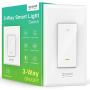3 Way Smart Switch, Gosund WiFi Light Switch Works with Alexa and Google Home, Schedule Timer, Neutral Wire Required, Single-Pole and 3-Way Installation, No Hub Required, ETL and FCC Listed (1-Pack)