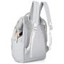 Himawari Travel School Backpack with USB Charging Port 15.6 Inch Doctor Work Bag for Women&Men College Students(1881-Grey)