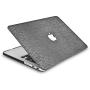LuvCase Laptop Case for Old MacBook Pro 13'' Retina Display (2015/2014/2013/2012 Release) A1502/A1425 Leather Hard Shell Cover (Silver Grey Leather)