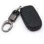 ROYALFOX 3 4 5 Buttons Silicone Carbon Fiber Smart Key Fob case Cover for Jeep Cherokee Compass Renegade Grand Cherokee, Dodge Charger Challenger Dart Journey Durango Grand Caravan RAM (Carbon Fiber)