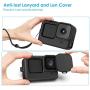 Kupton 9PCS Accessories Kit Compatible with GoPro HERO9 Black, Silicone Sleeve Case with Lanyard + 6PCS Tempered Glass Screen Lens Protector + 2PCS Lens Cap Compatible with GoPro Hero 9 Black