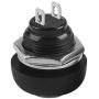 PP-NEST 10 Pieces 12mm Waterproof Push Button Momentary On Off Switch ANKG-01 (Black)
