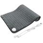 Electric Weighted Blanket - 19.7'' x 23.6'' 100W Comfortable & Plush Sleeping Comforter with Electric Heating Pad- Cozy Warming Relief for Neck, Shoulders, Leg, Back Pain - Soft & Thick Polyester Fabric